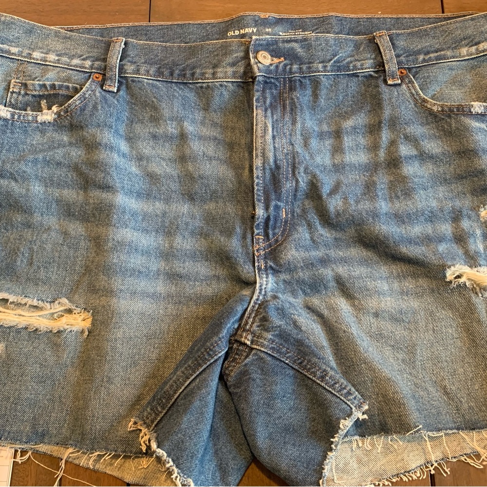 Distressed Jean Shorts